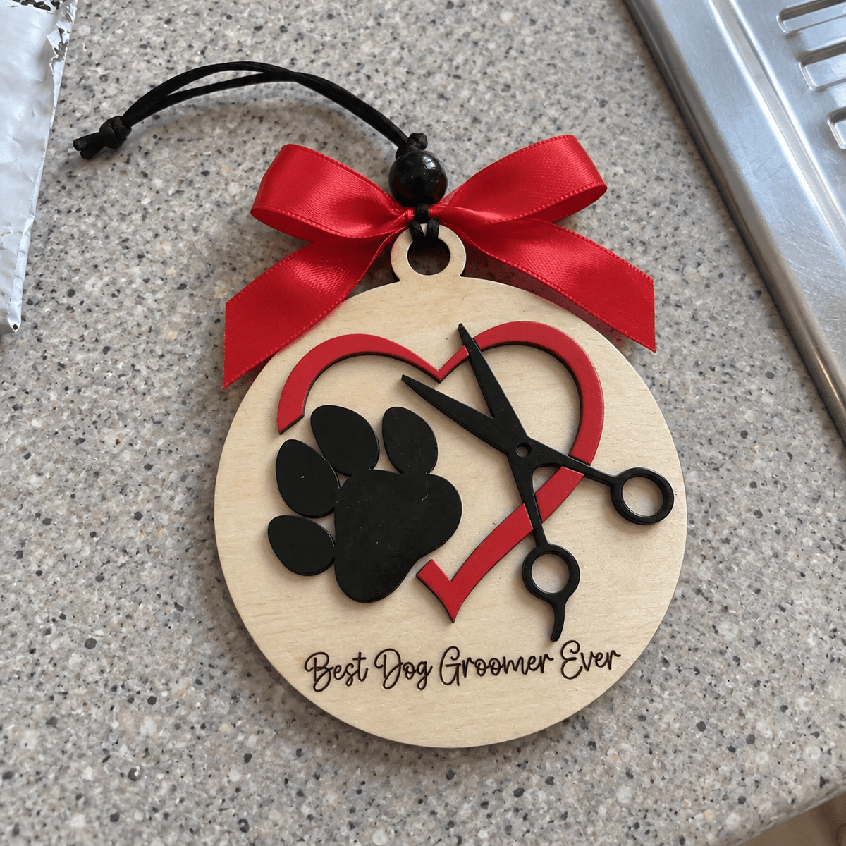 Dog Groomer Appreciation Christmas Ornament