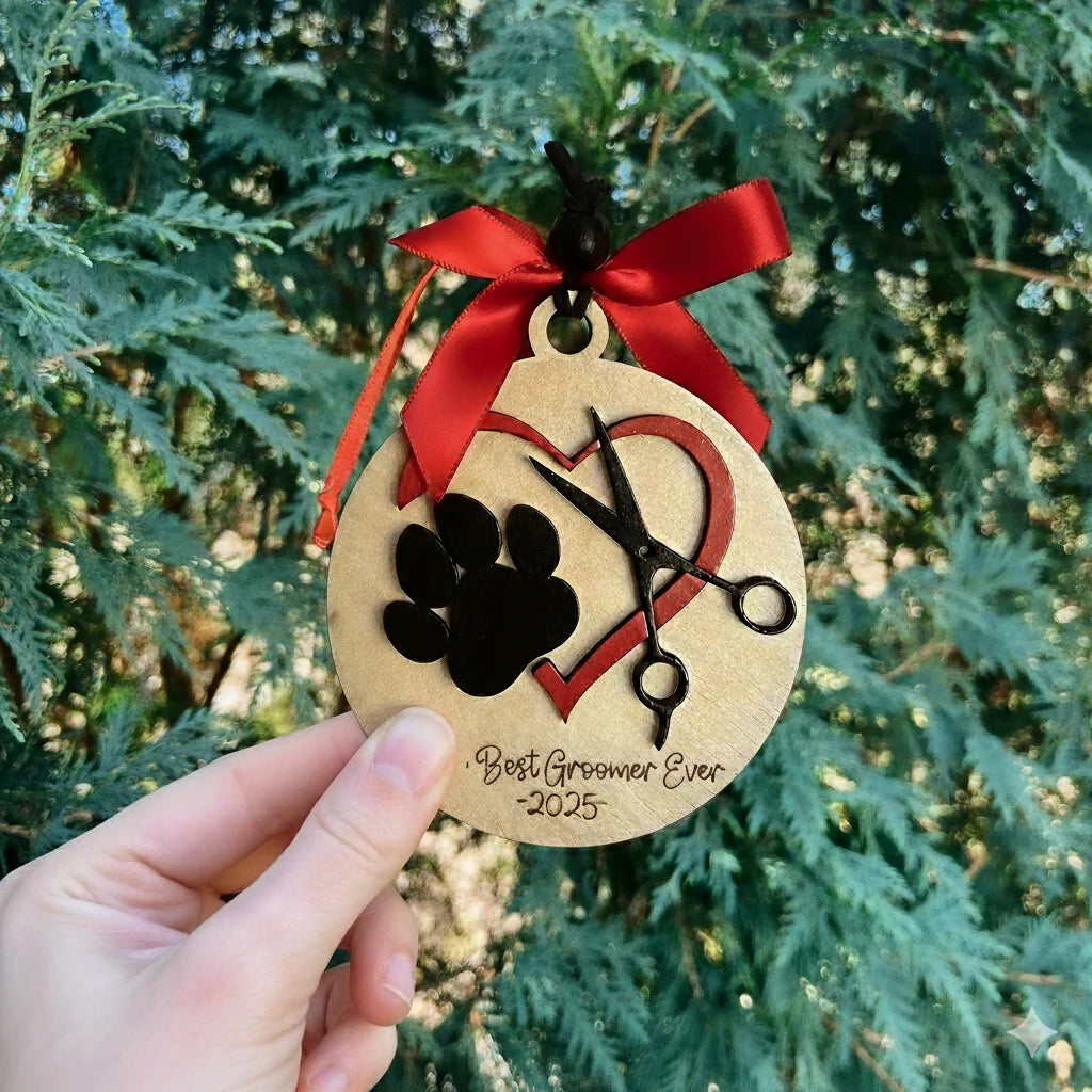 Dog Groomer Appreciation Christmas Ornament