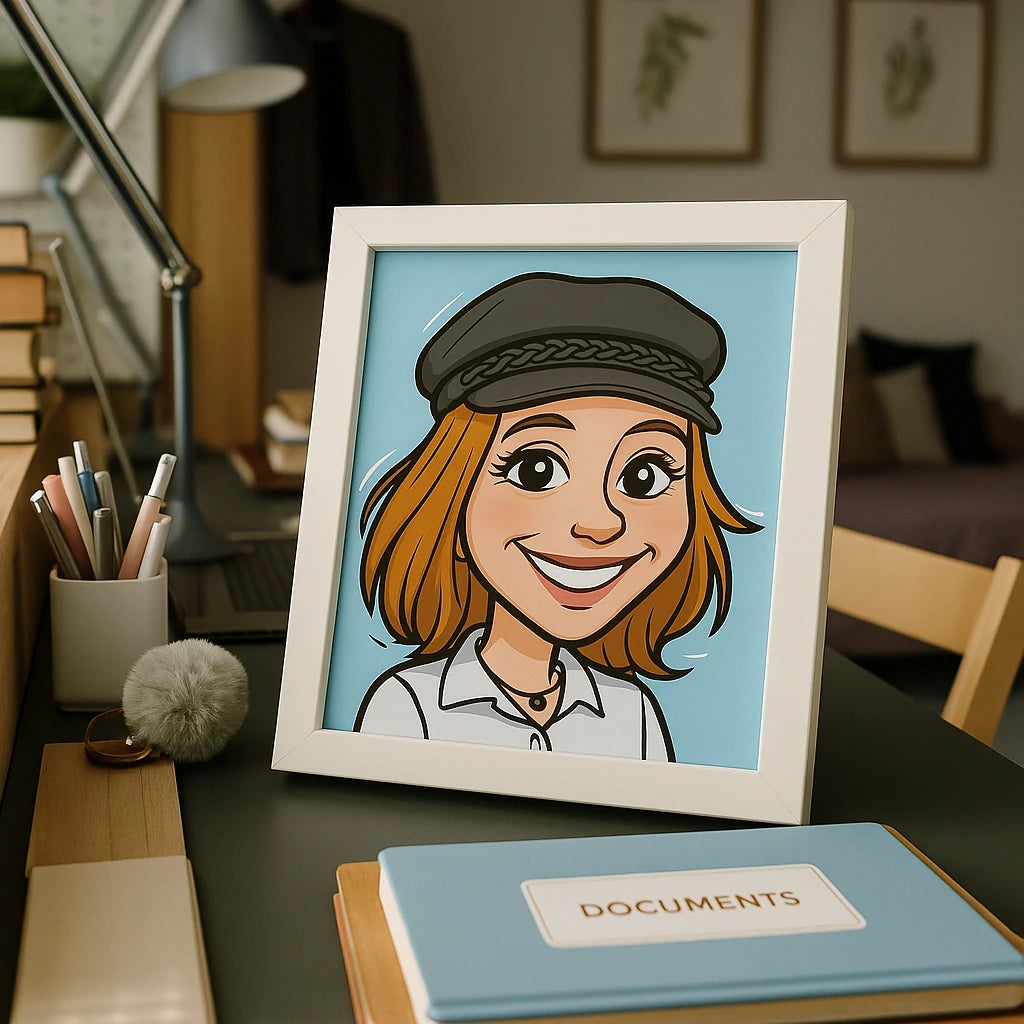 Drawn to You – A Custom Framed Portrait to Keep Your Love Close