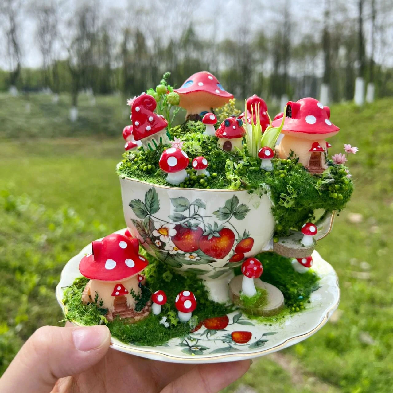 Whimsical Teacup Worlds