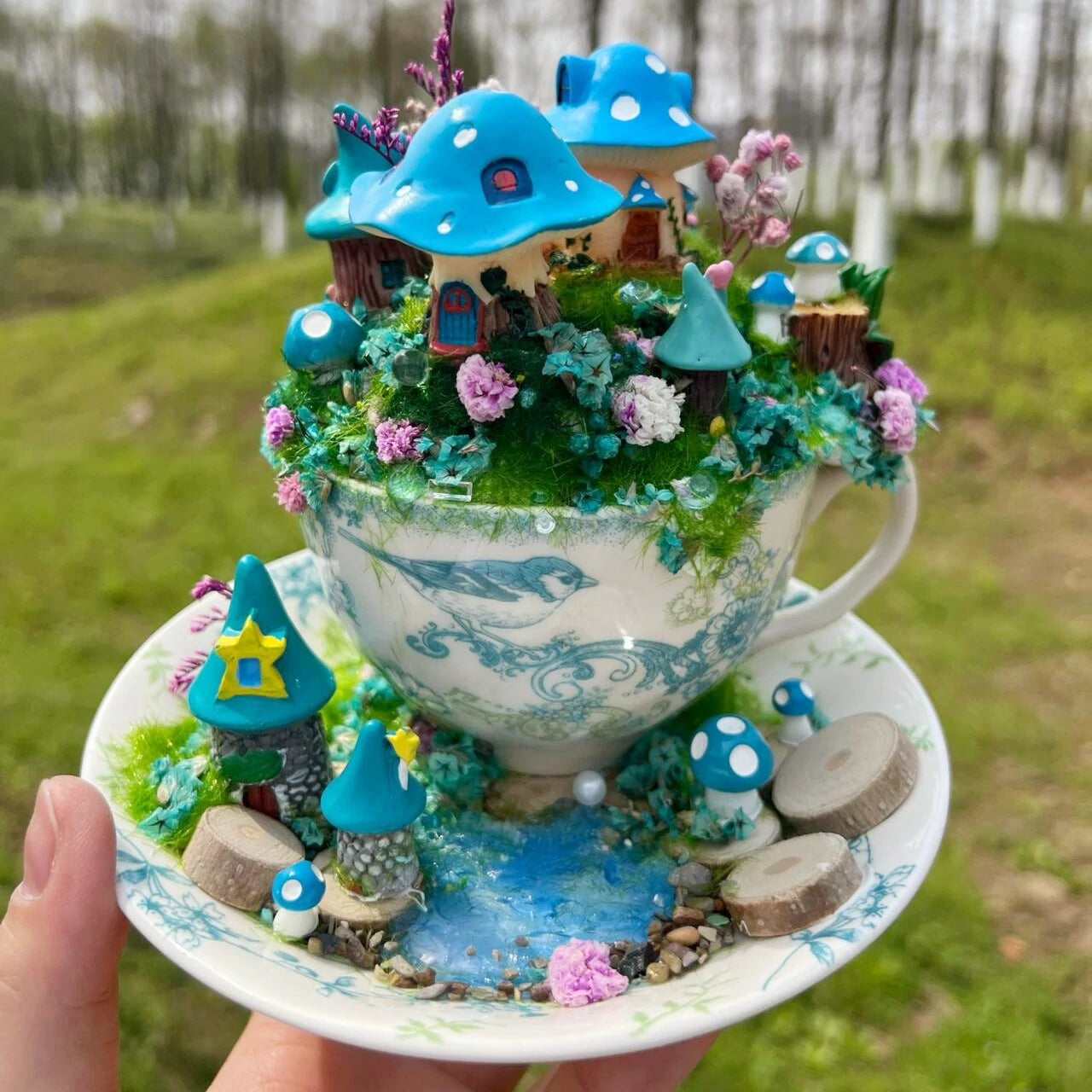 Whimsical Teacup Worlds