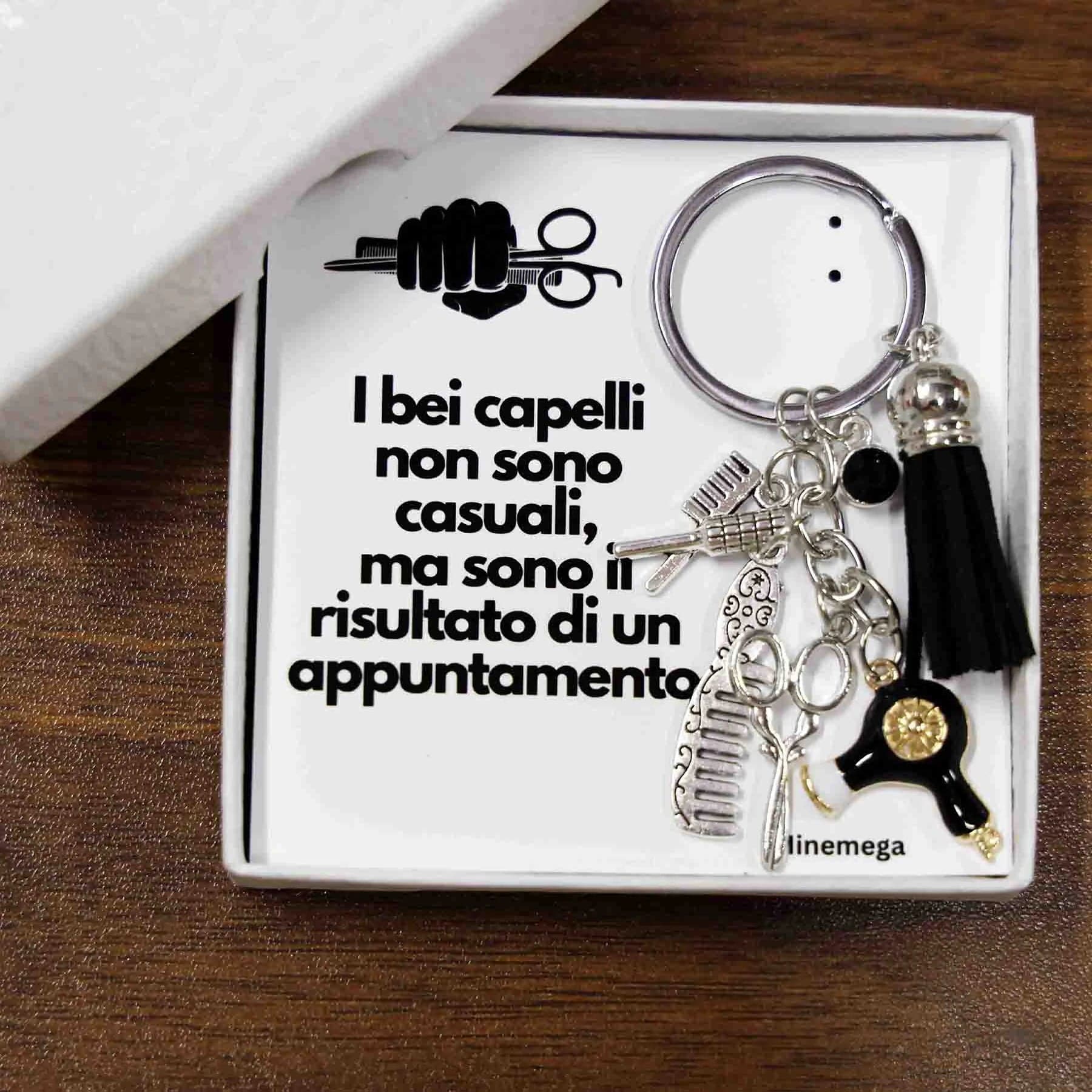 Portachiavi regalo per parrucchiere