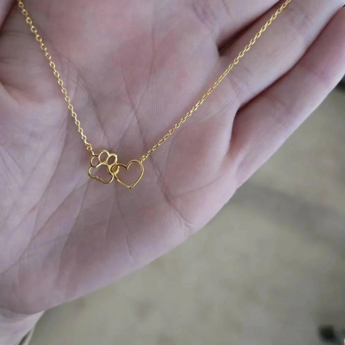 Heart & Paw Necklace