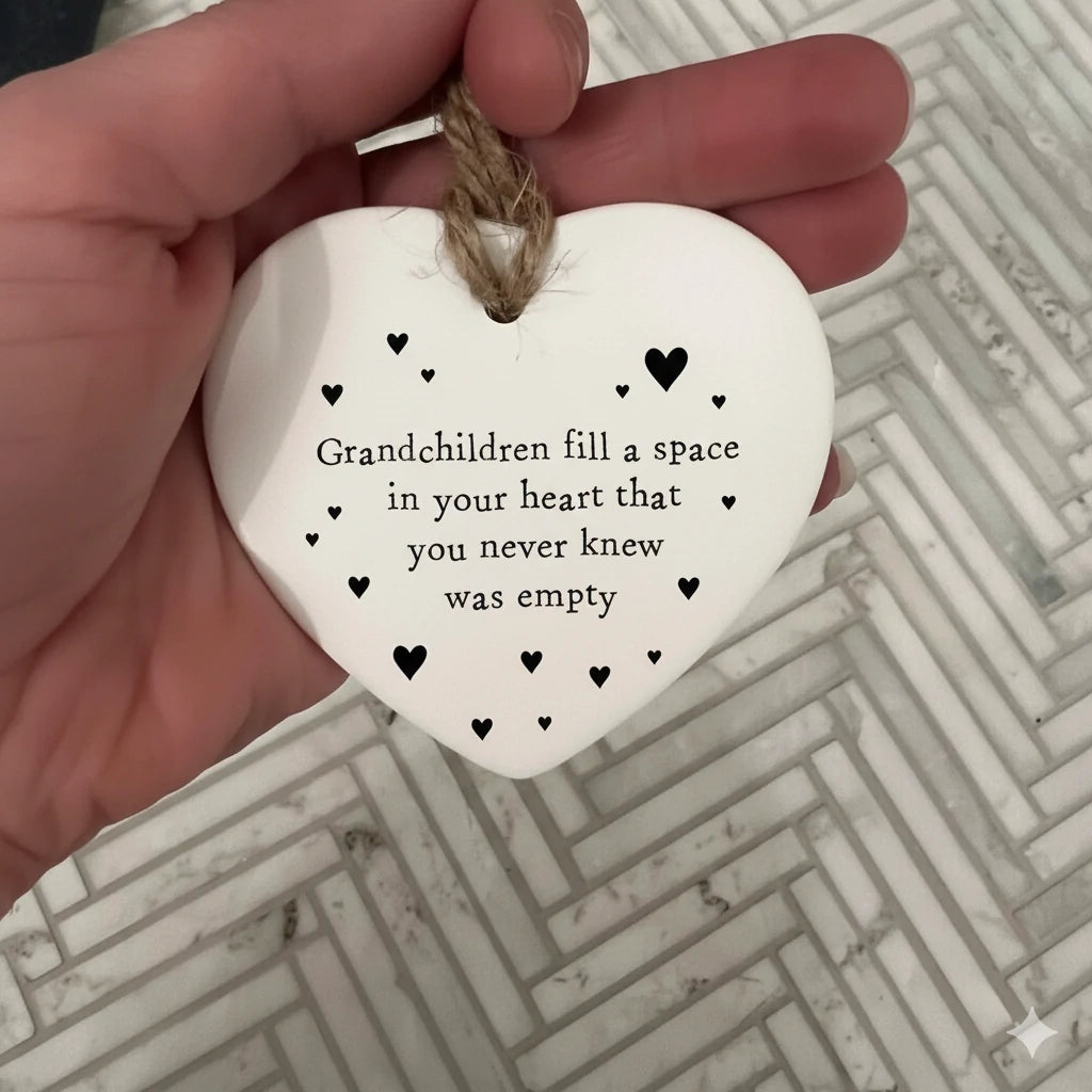 Heartfelt Grandchildren Christmas Ornament