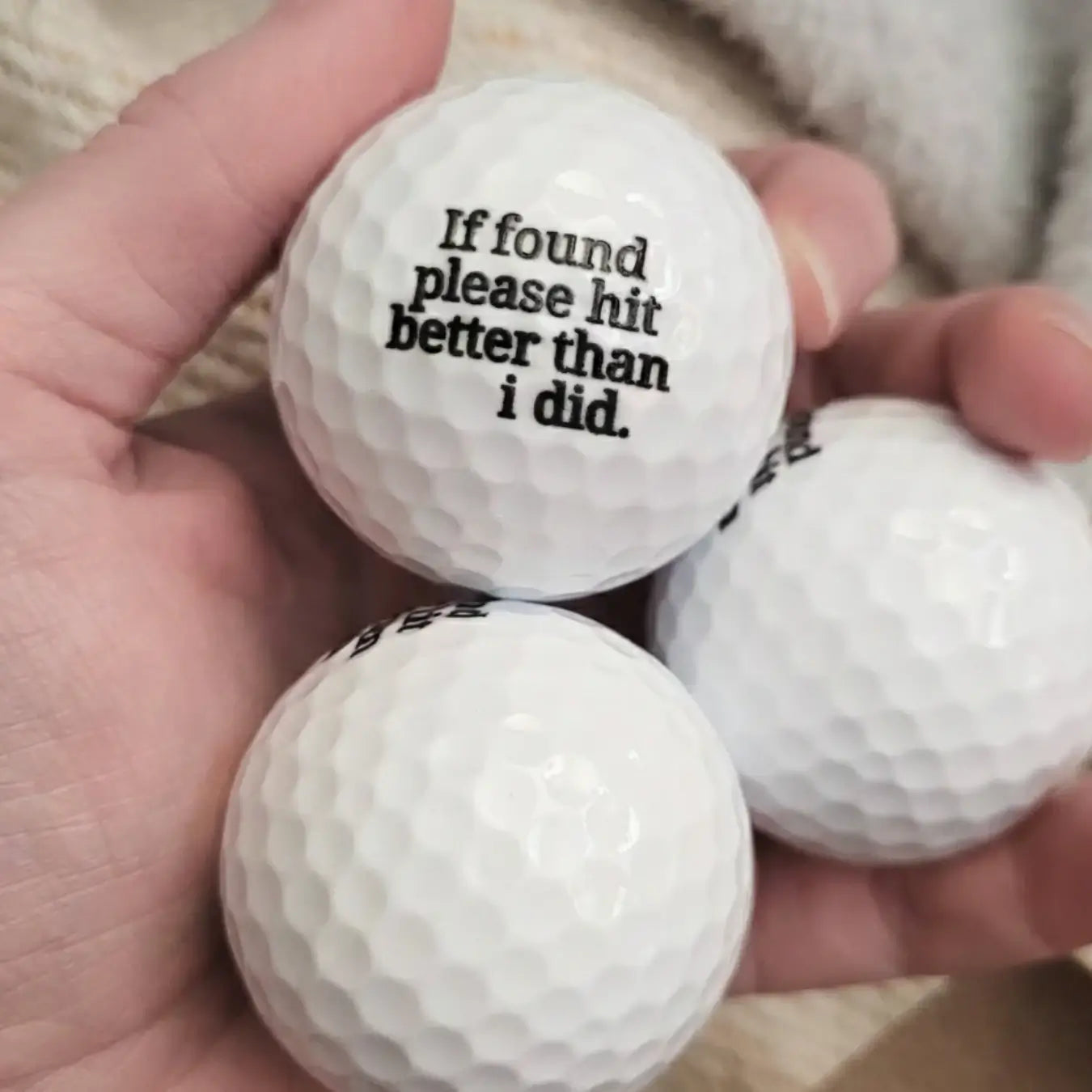 Funny Golf Balls with Quotes – A Humorous Gift for Golfers