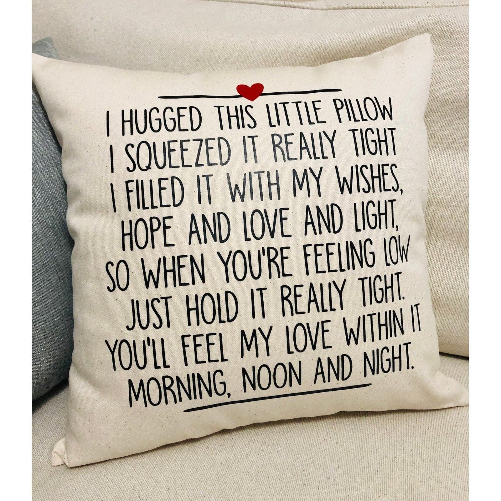 Long Distance Relationship Pillow