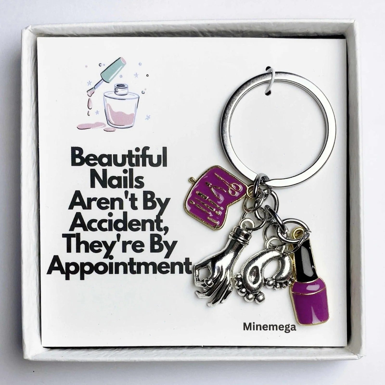 Manicurist Keychain