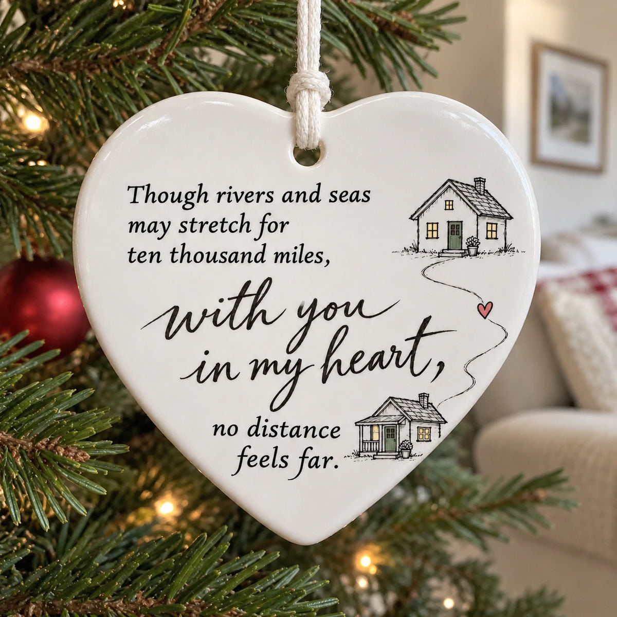 Miles Apart, Close at Heart – Heartfelt Ornaments for Loved Ones