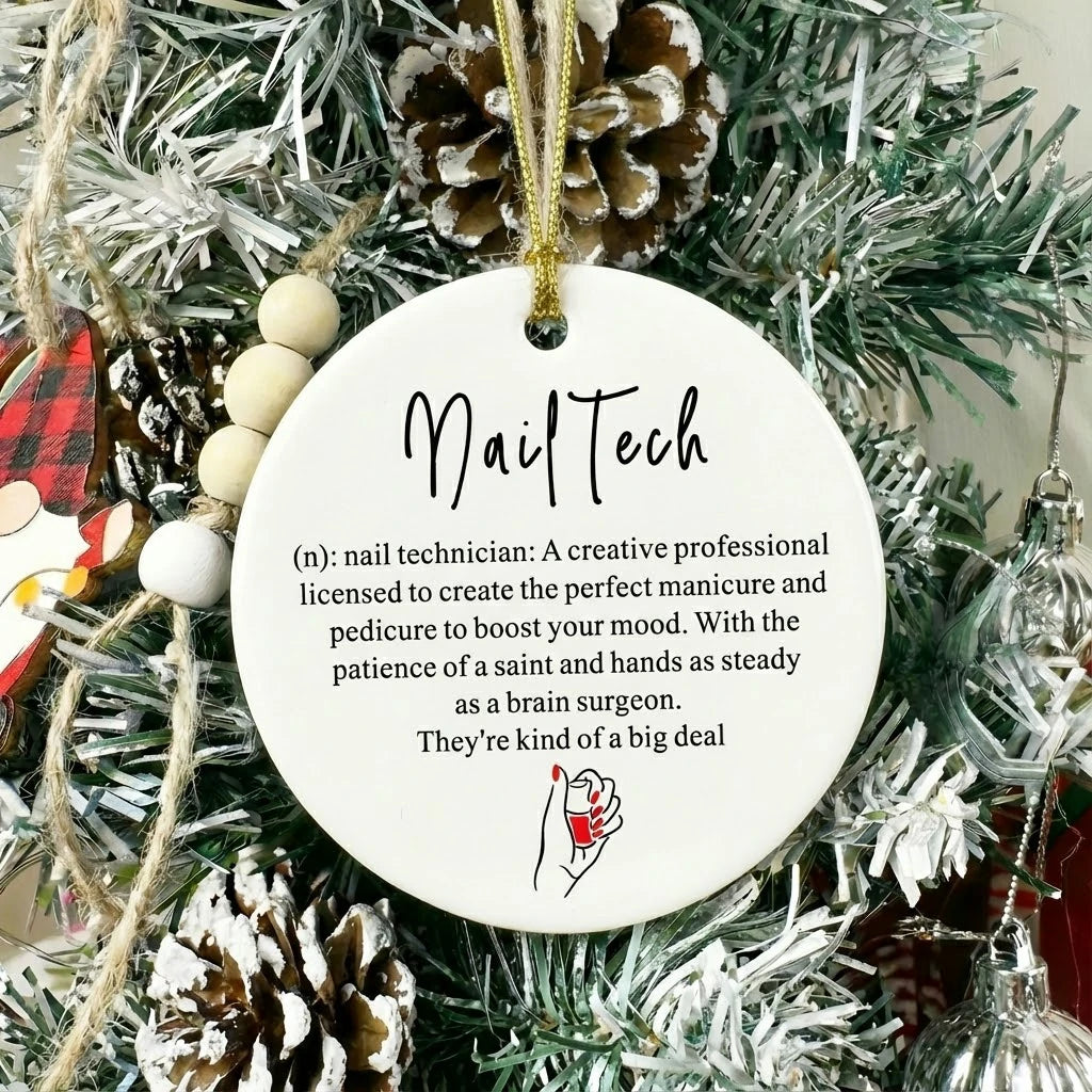 Nail Tech Ornament