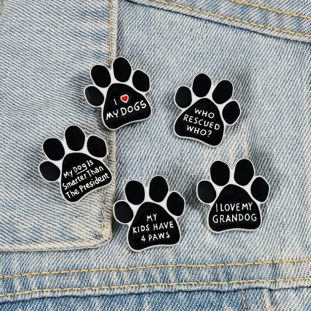 One Set Paw-some Pins for Dog Lovers