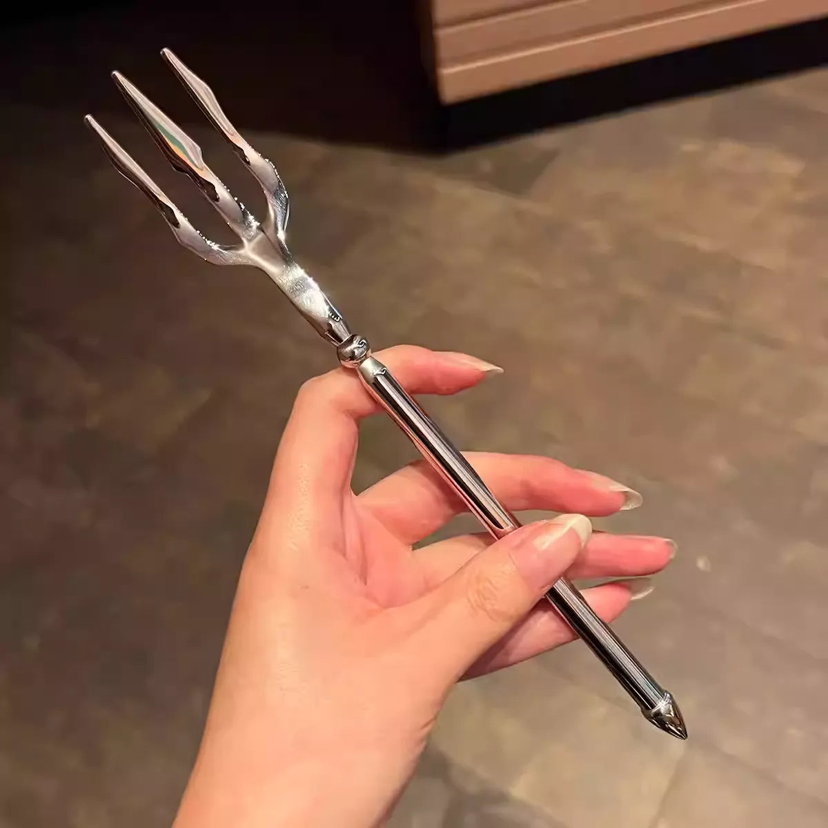 Poseidon’s Trident Dessert Fork