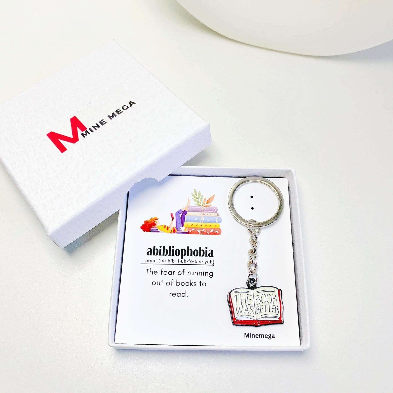 Booklover's Keychain