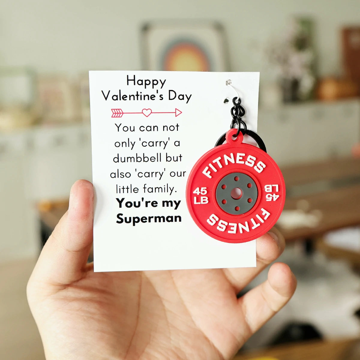 Valentine’s Fitness Keychains