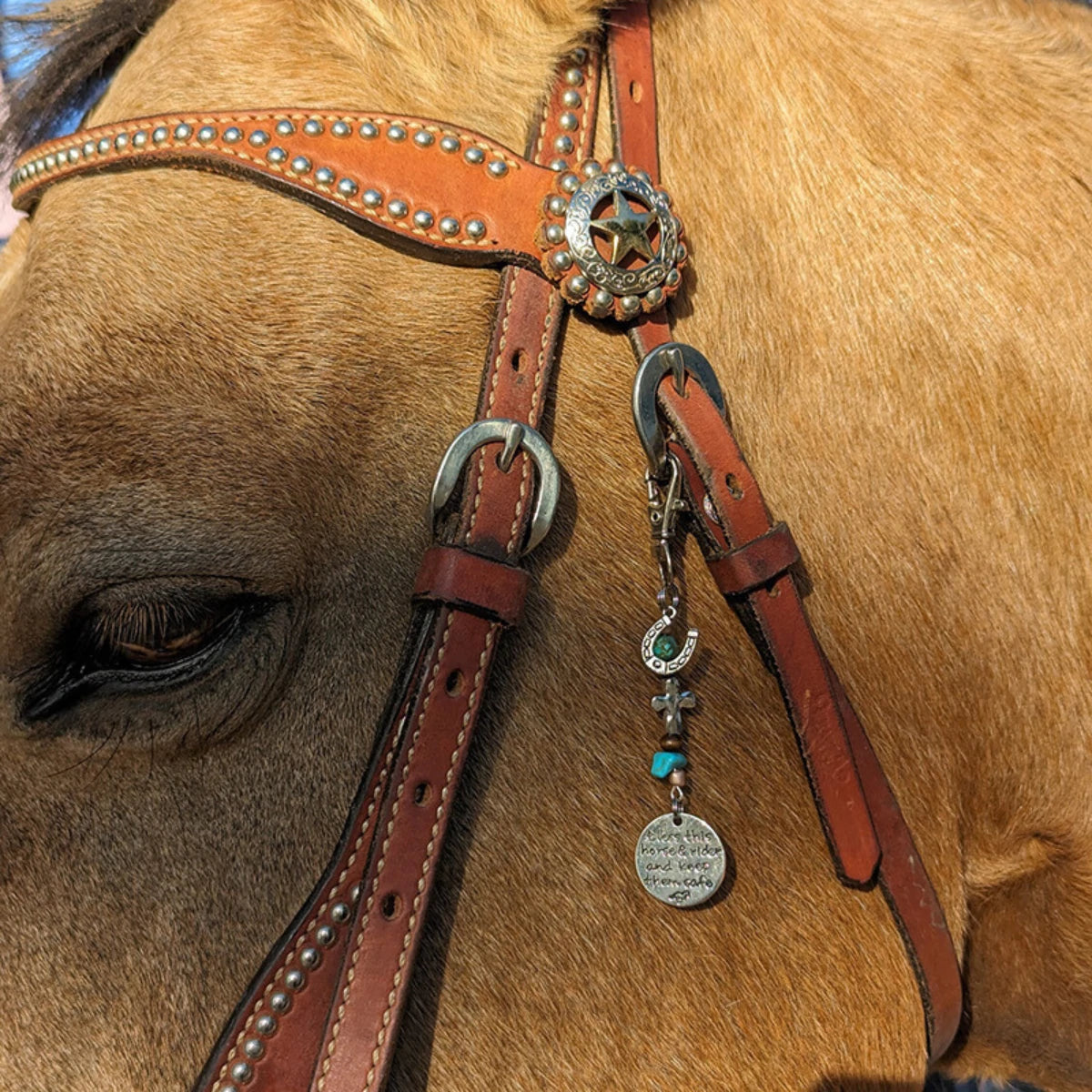 Western Horse Blessing Charm