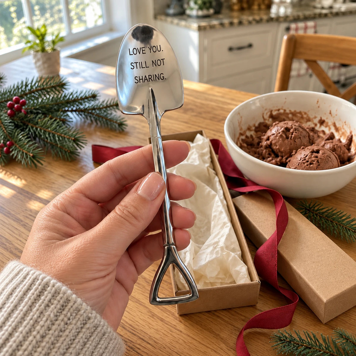 Funny Ice Cream Shovel Spoon