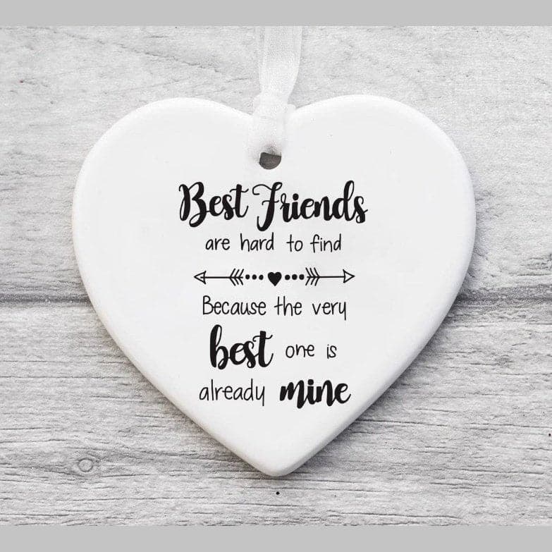 Best Friend Are Hard To Find Keepsake