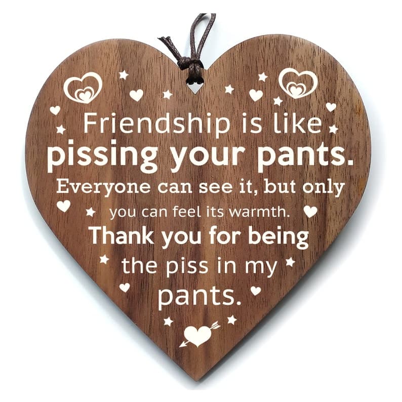 Friendship Wood Keepsake