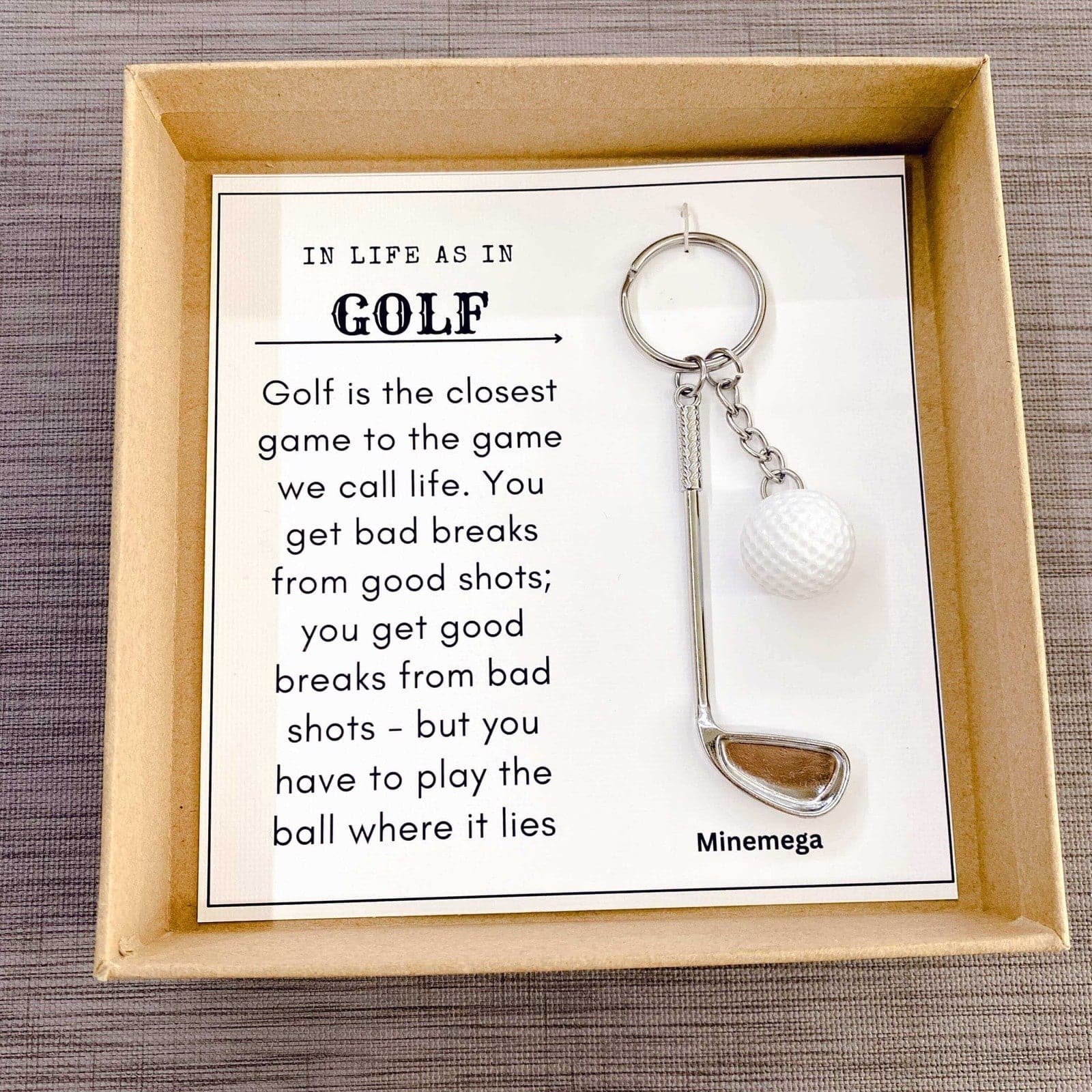 In life as in golf ornament