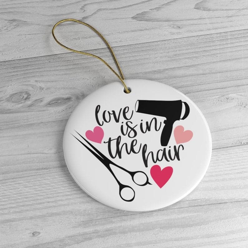 Love is in the Hair Ornament