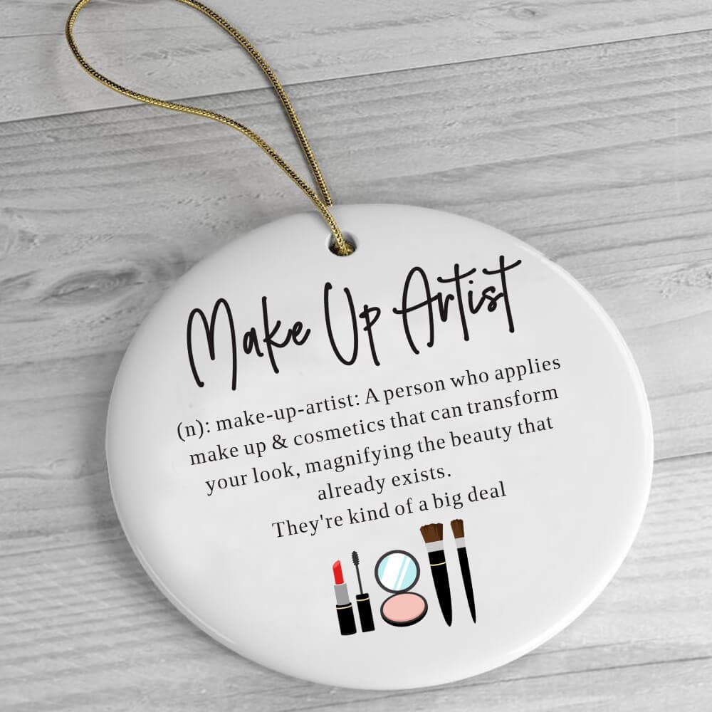 Make Up Artist Ornament