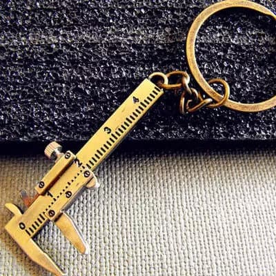Mini Vernier Caliper keychain