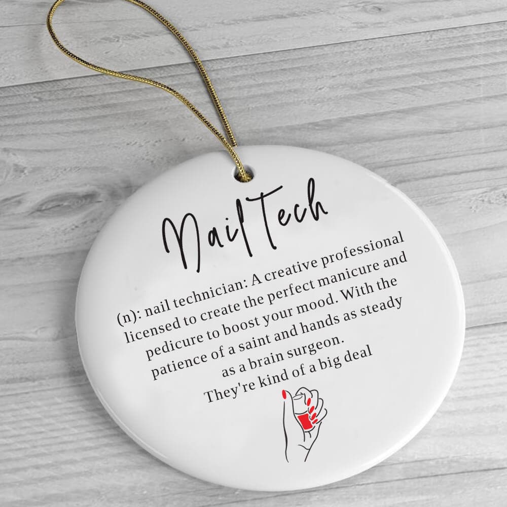 Nail Tech Ornament