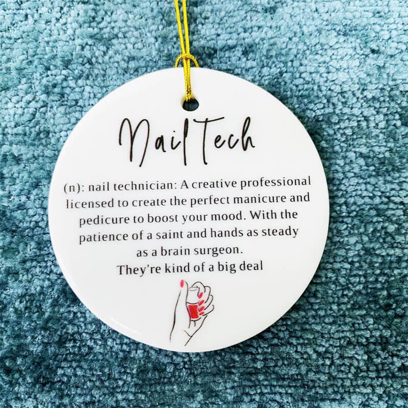 Nail Tech Ornament