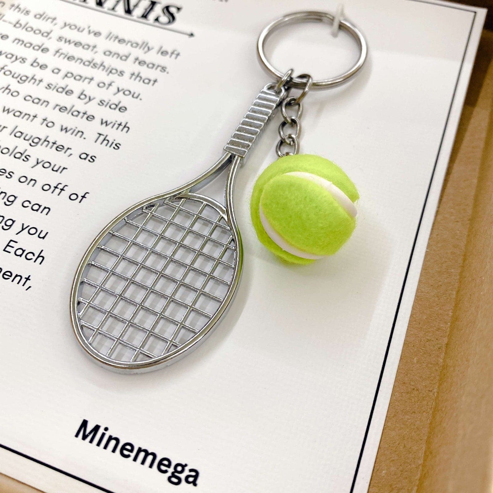 No crying in tennis ornament