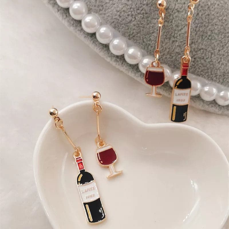 Wine Bottle Earrings