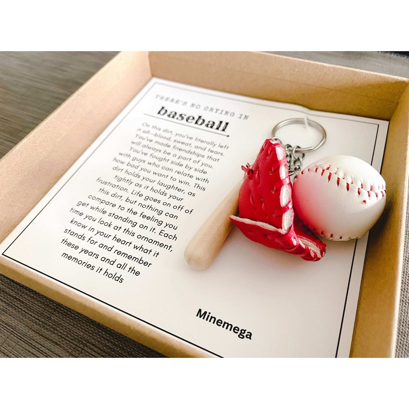 No Crying in baseball ornament