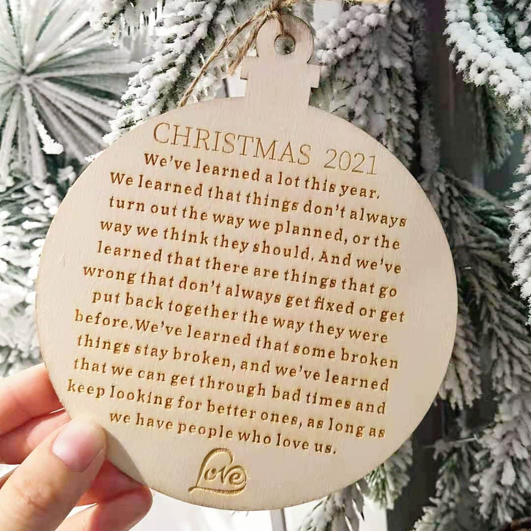 Christmas Ornaments Learned For 2021