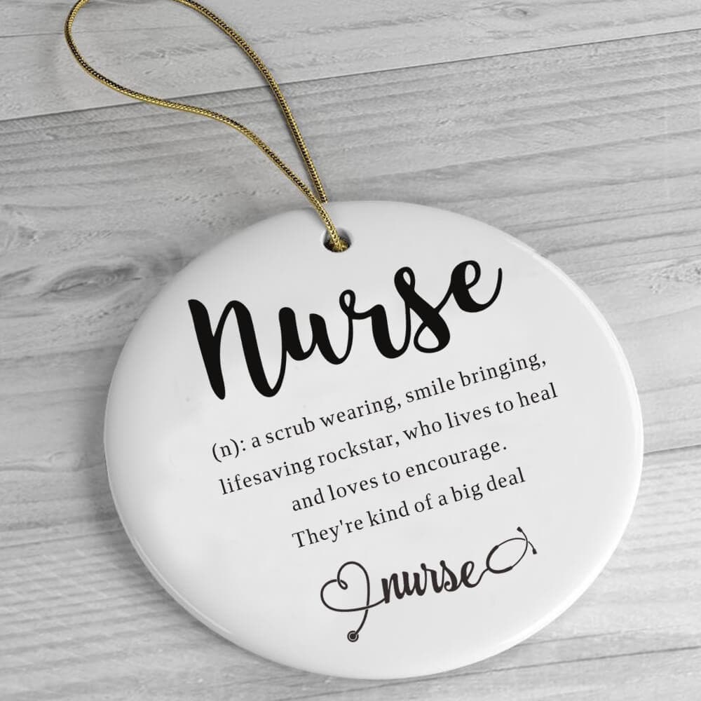 Nurse Christmas Ornament