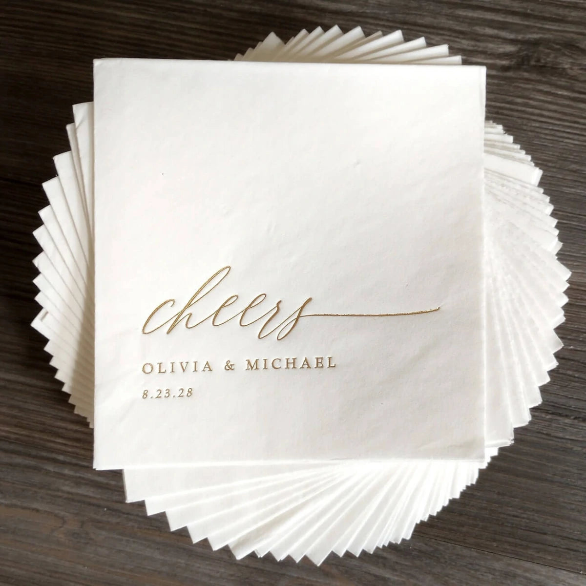 Cheers Wedding Napkins