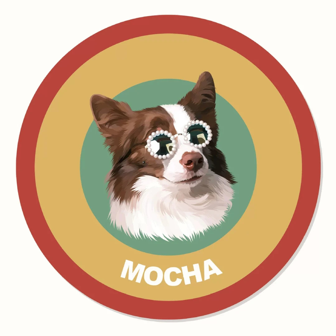 Custom Pet Face Mat – Hand-Sketched Personalized Dog & Cat Rug