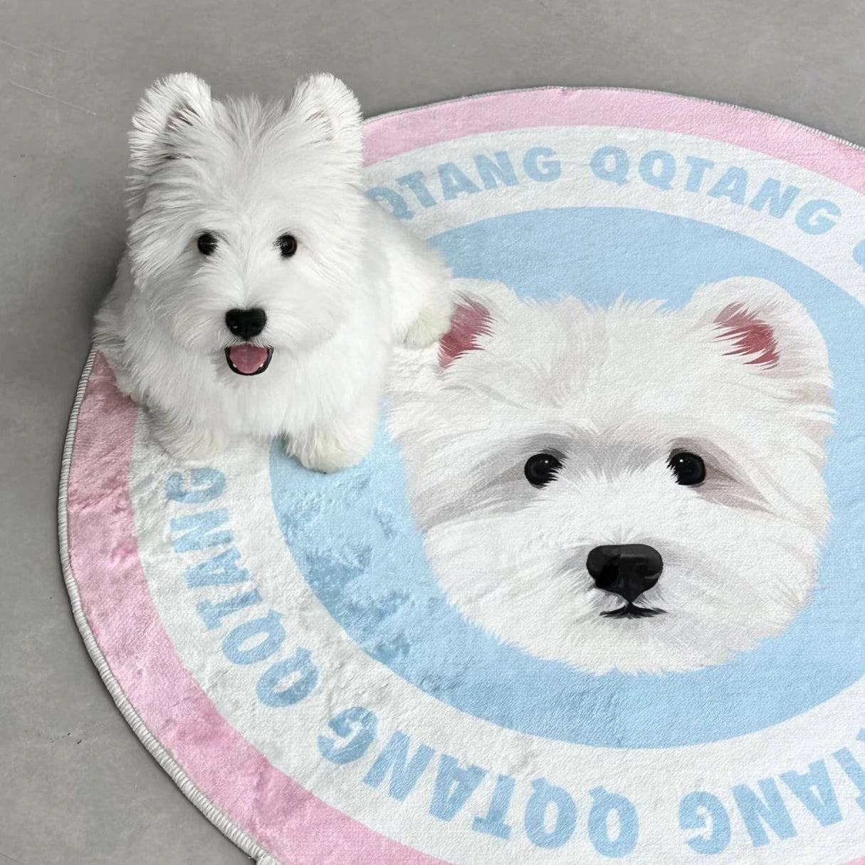 Custom Pet Face Mat – Hand-Sketched Personalized Dog & Cat Rug