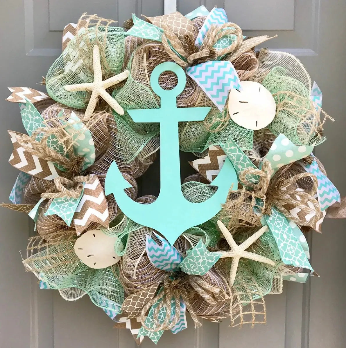 Lighthouse Wreath For Front Door