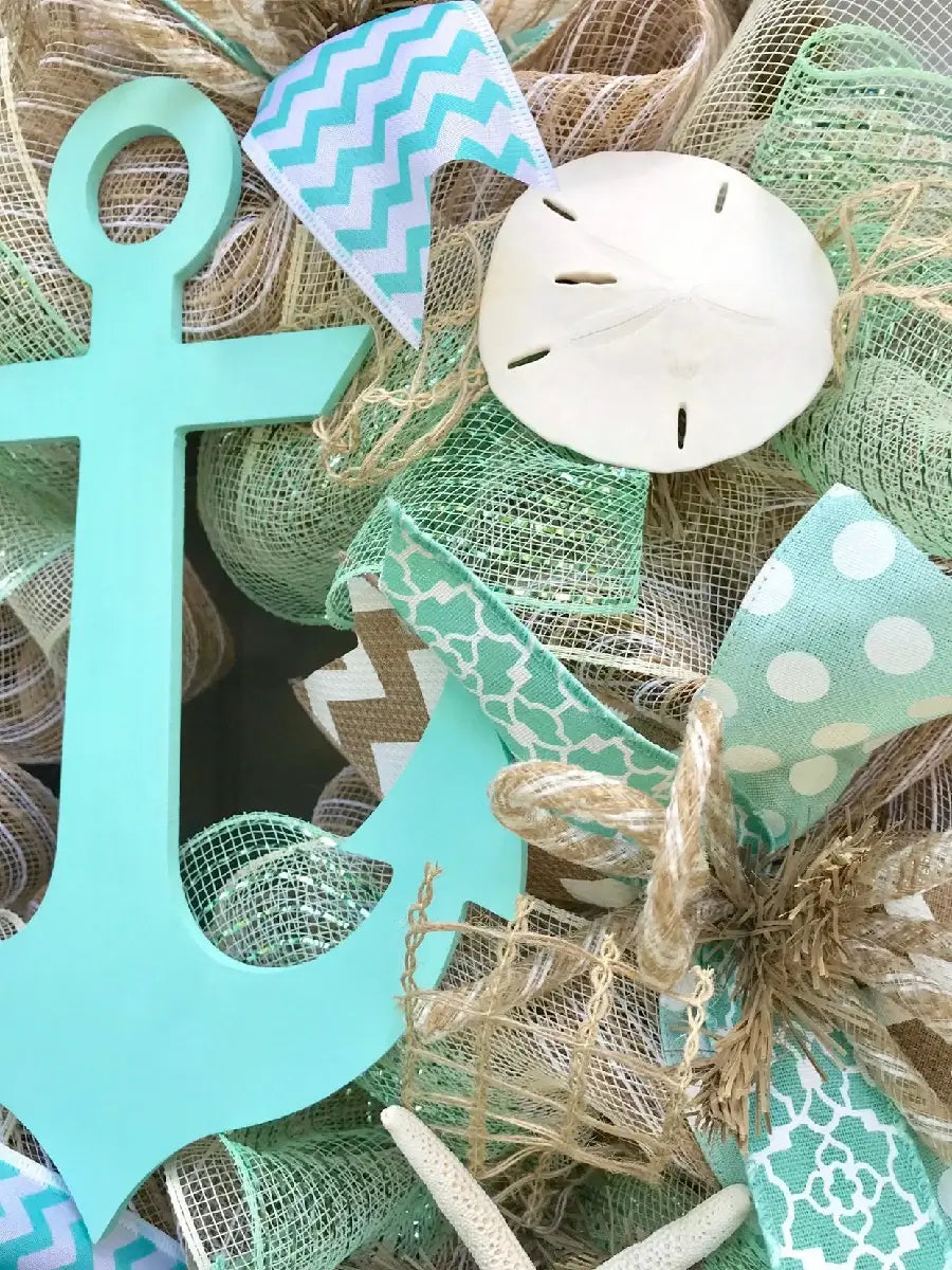 Lighthouse Wreath For Front Door