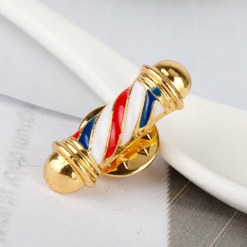 Barber Pole Brooches