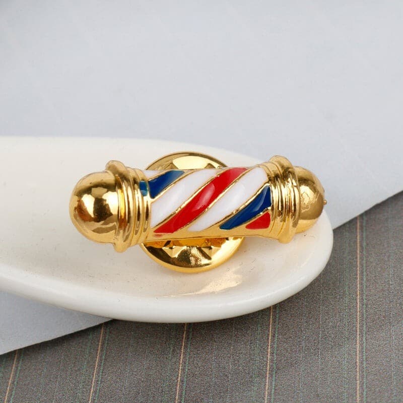 Barber Pole Brooches