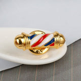 Barber Pole Brooches