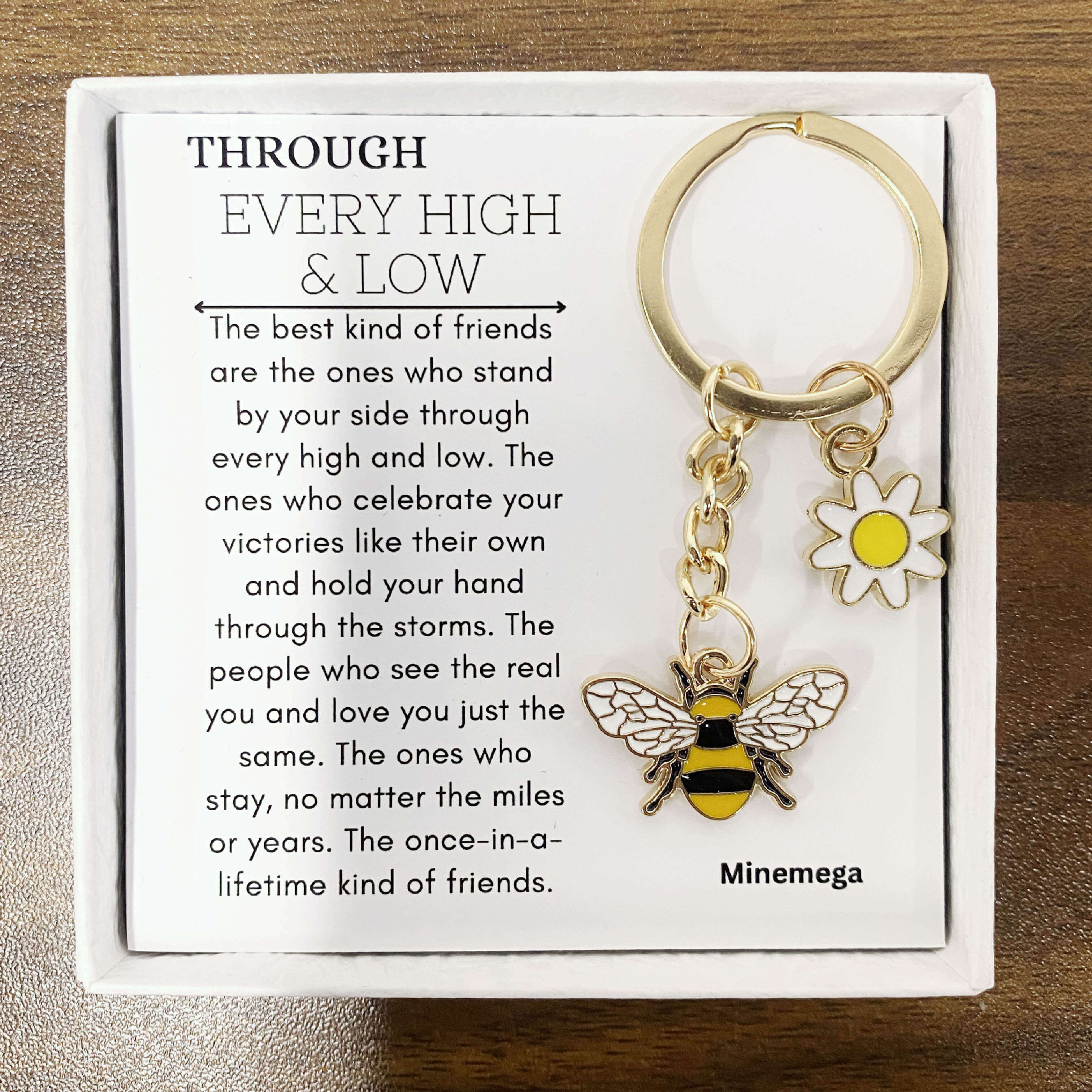Bee Side You Keychain