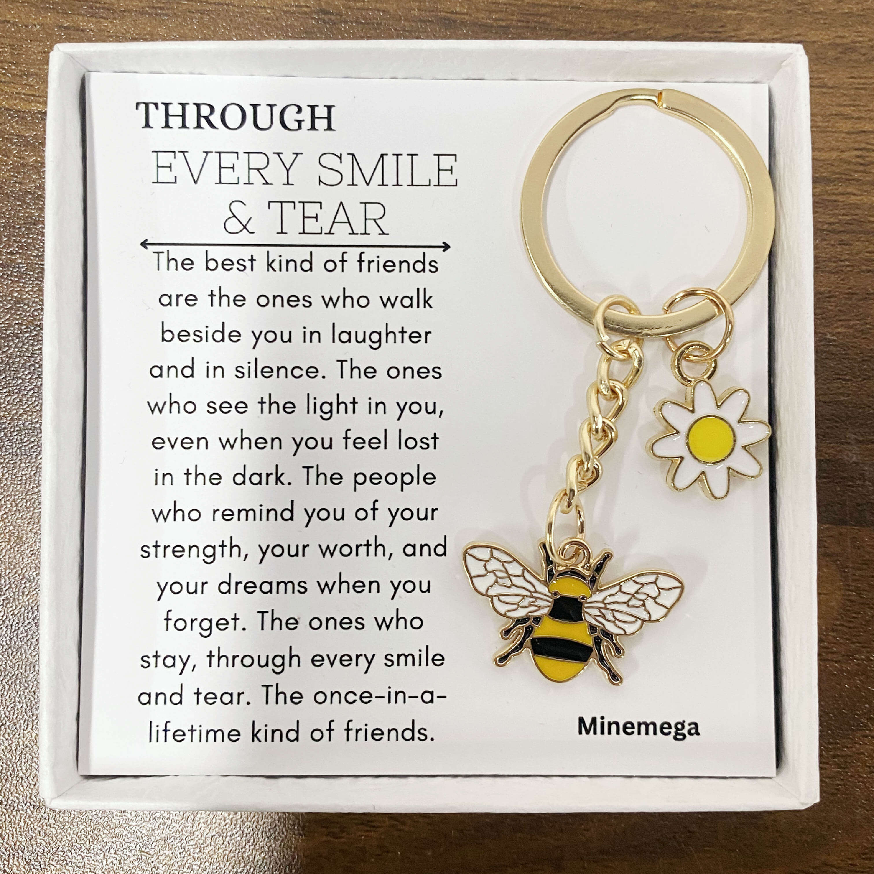 Bee Side You Keychain