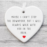 Thinking Of You Friend Ceramic Ornament