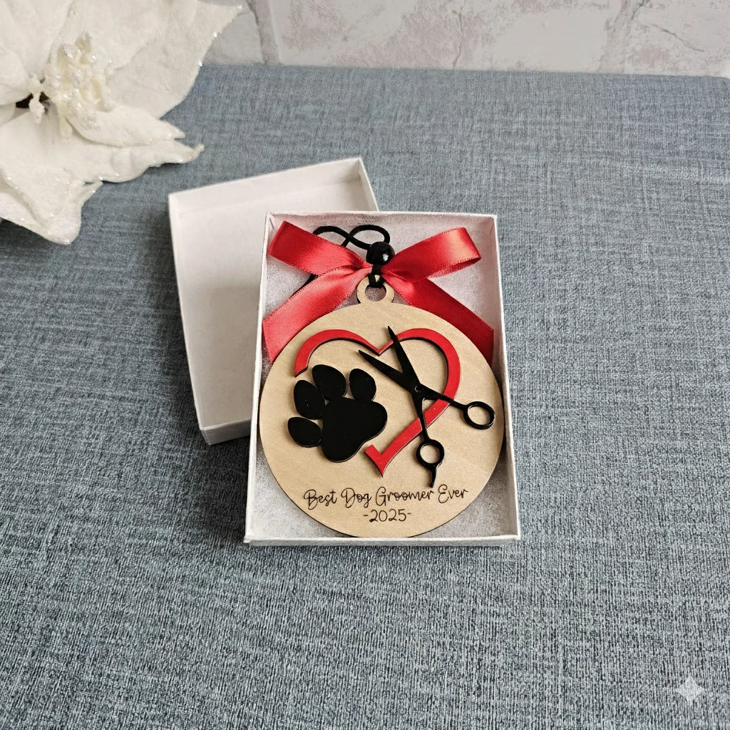 Dog Groomer Appreciation Christmas Ornament
