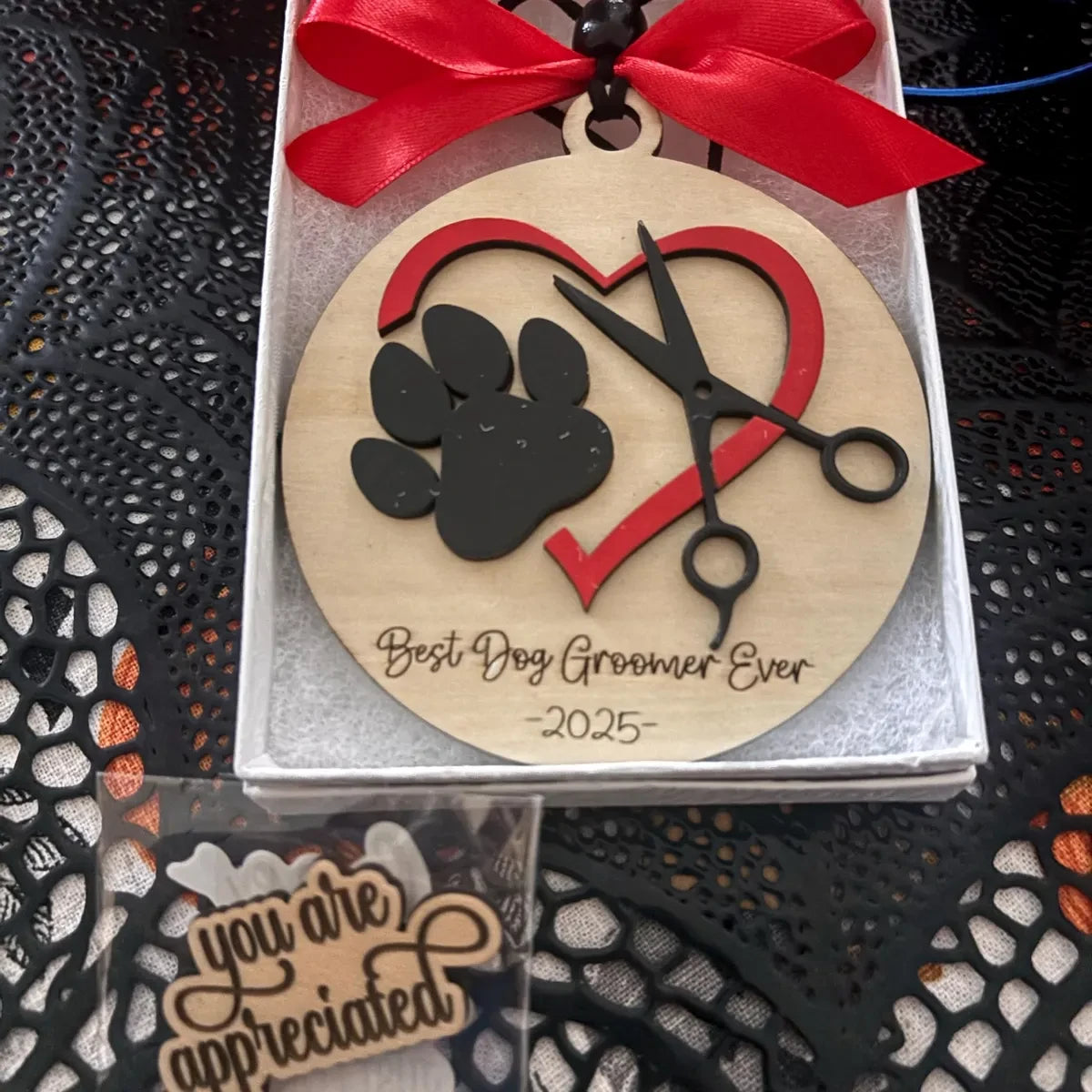 Dog Groomer Appreciation Christmas Ornament