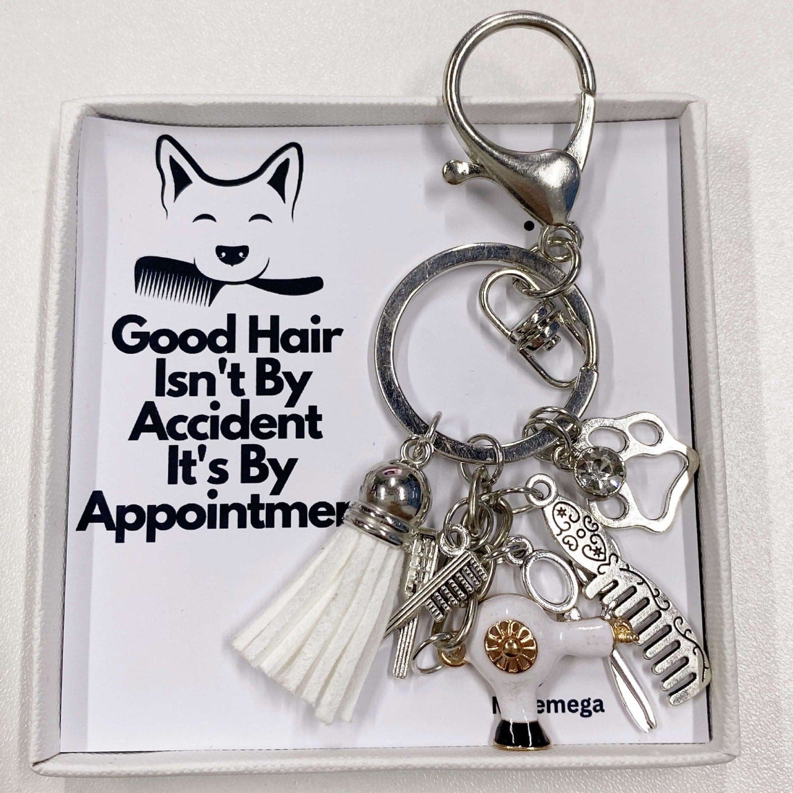 Dog Groomer's Handmade Keychain