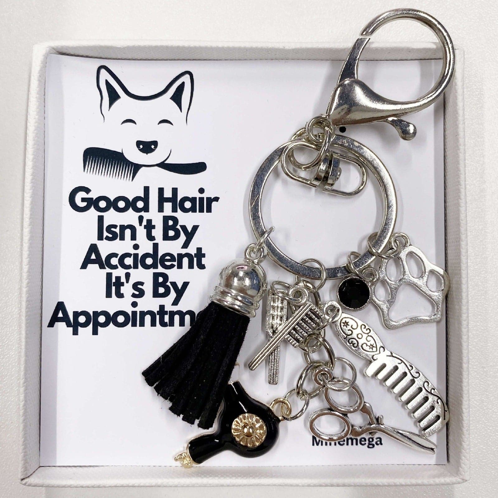 Dog Groomer's Handmade Keychain