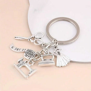 Quilter's Charm Keychain