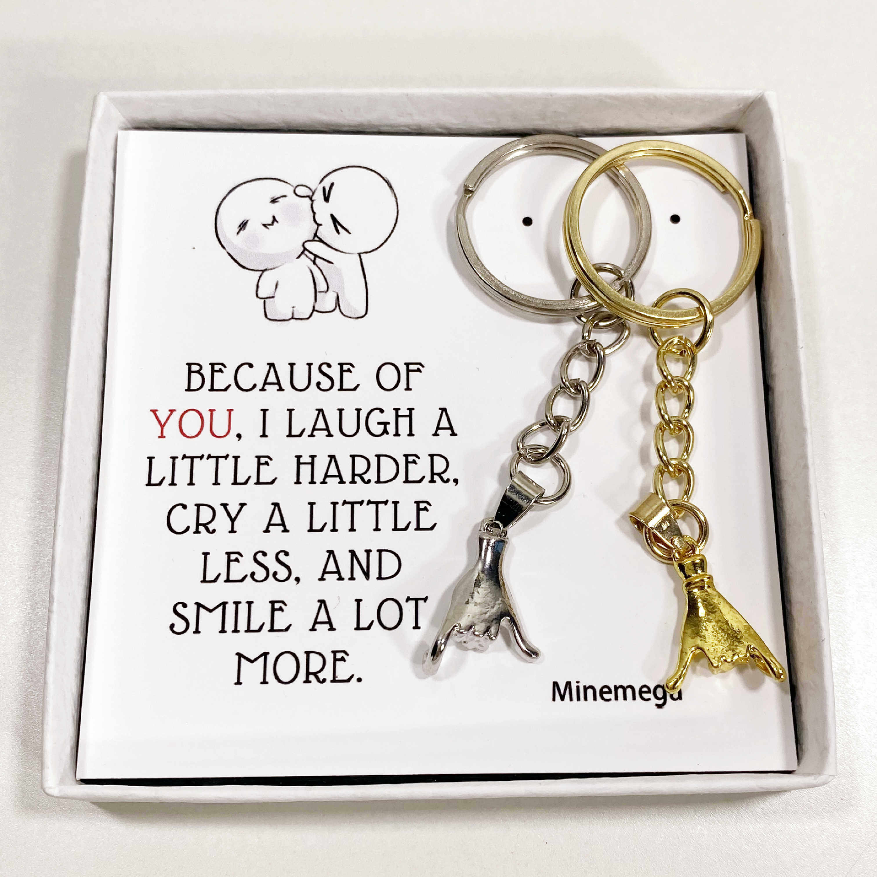 Pinky Promise Keychain Set – MineMega