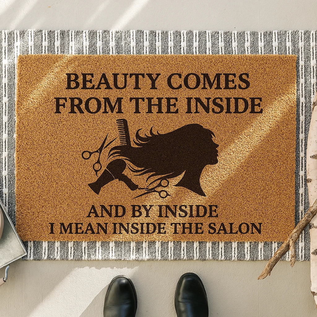 Funny Salon Doormat – Perfect for Hair Stylist Shop Entrance